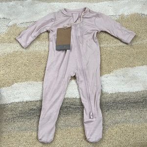 NWT Kyte Baby Footie Pajamas Onesie Newborn Blush